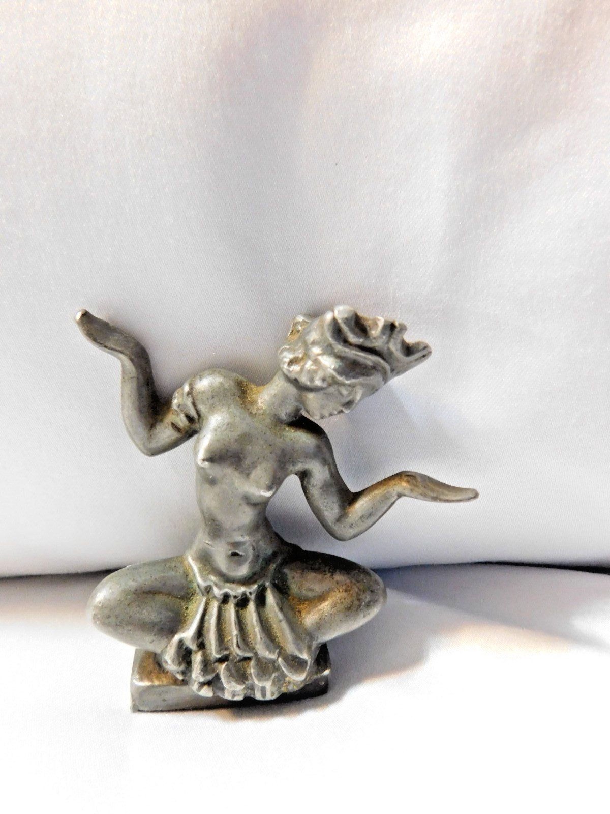 Vintage Svenskt Tenn Pewter Balinese Figurine Dancer 1934 Swedish Art Finial H8 Vintage Svenskt Tenn Pewter Balinese Figurine Dancer 1934 Swedish Art Finial H8