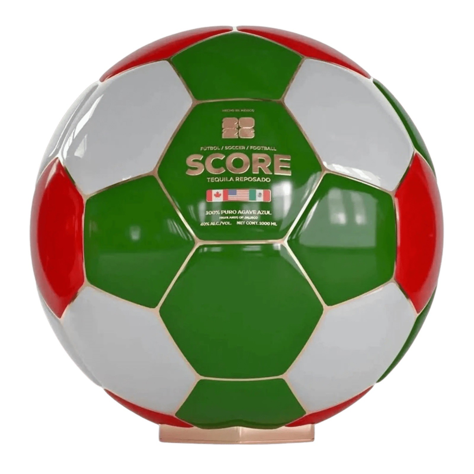 FIFA World Cup 2026 Mexico Soccer Ball Empty Limited Score Tequila Futbol