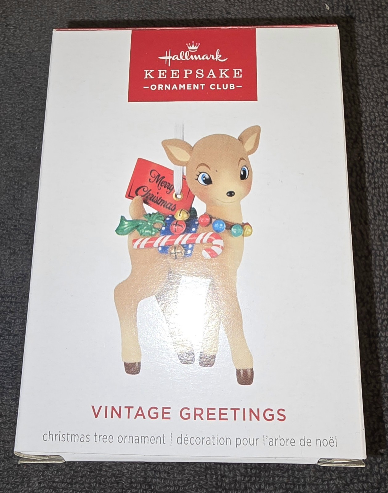 Hallmark 2026 Vintage Greetings KOC Keepsake Ornament Club NIB SOLD OUT