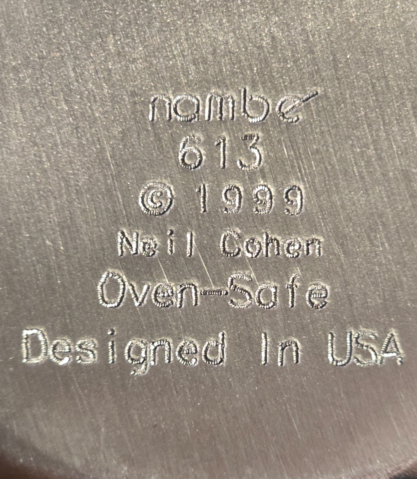 Pre-owned Vintage 1999 #613 Nambe Handled Serving 10\