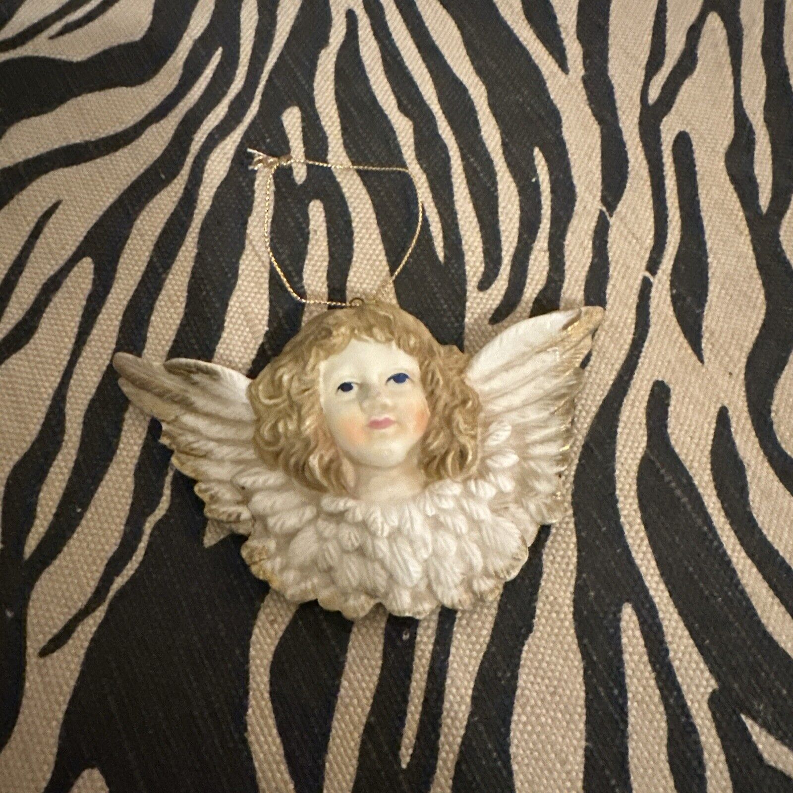 Vintage Hanging Angel Christmas Ornament