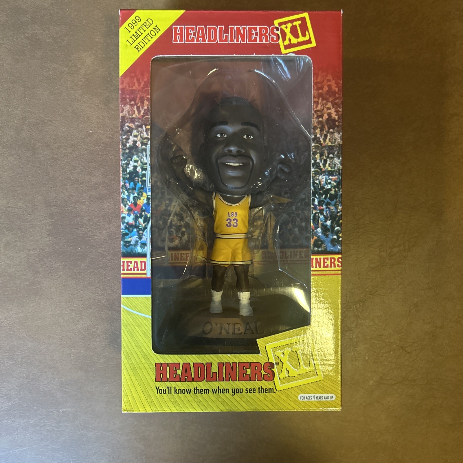 Headliners XL Shaq O'Neal LSU Vintage 1999 Limited Bobblehead /30,000