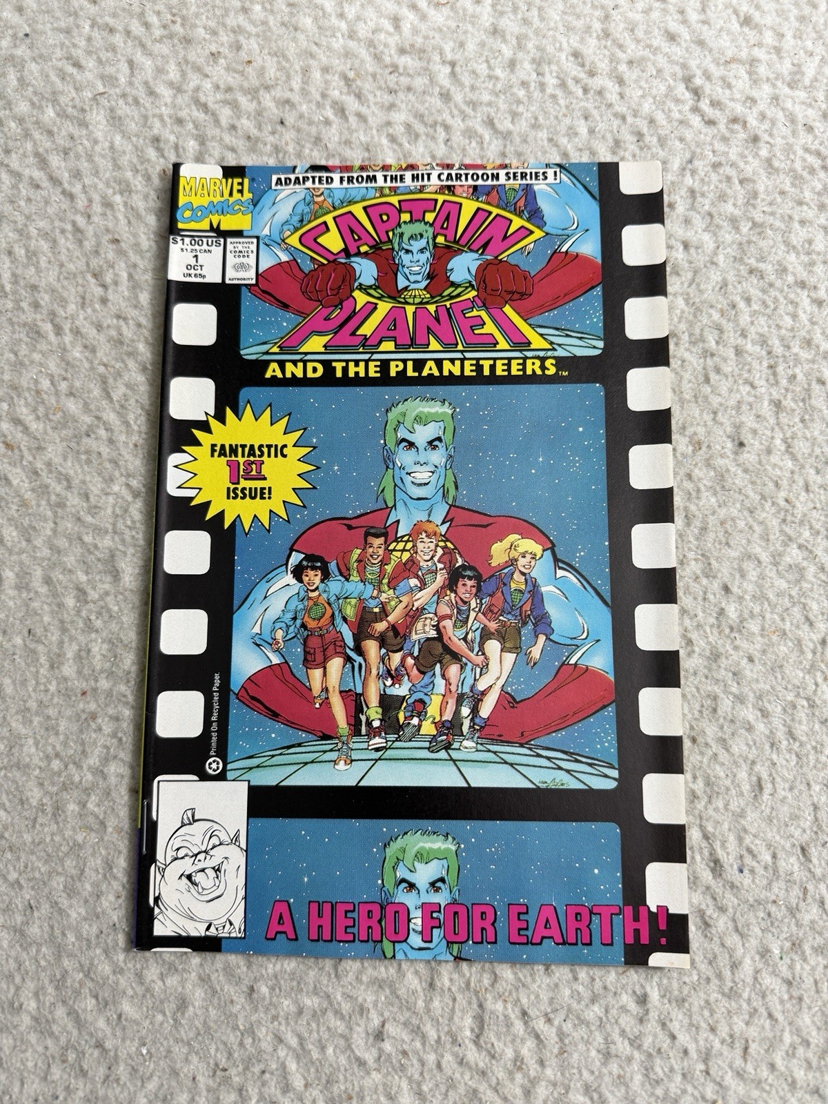 Captain Planet and the Planeteers #1 (Marvel Comics October 1991)