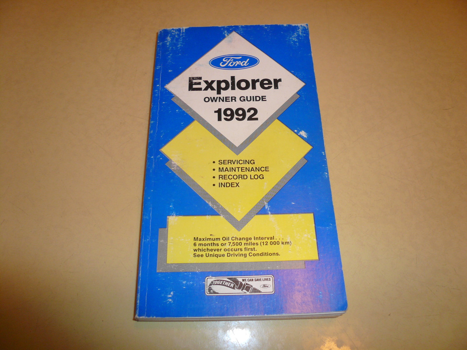 1992 Ford Explorer Owner Guide Manual Vintage - Glove Box 
