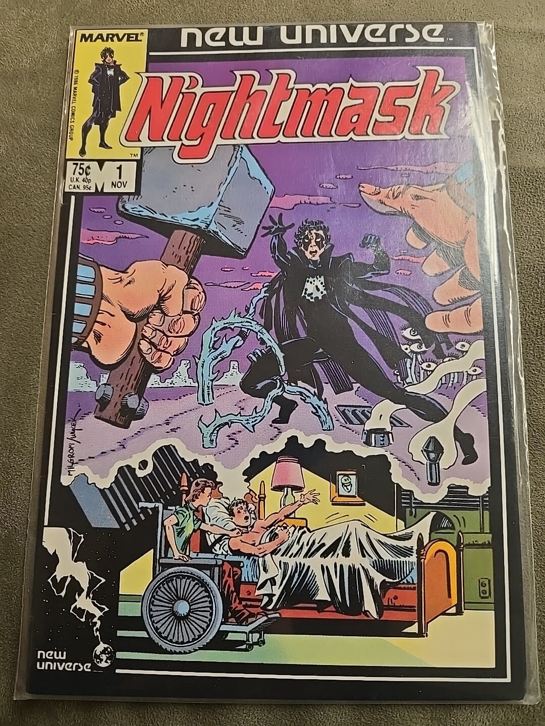 Nightmask Vol 1 No 1 Marvel New Universe November 1986 The Awakening