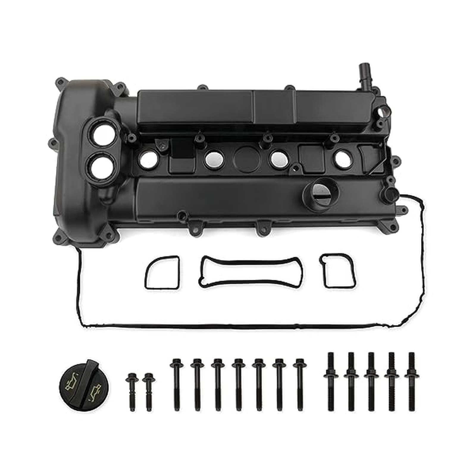 MITZONE Upgrade Aluminum Valve Cover Compatible with 2012 2013 2014 Ford Focu... MITZONE Upgrade Aluminum Valve Cover Compatible with 2012 2013 2014 Ford Focu...