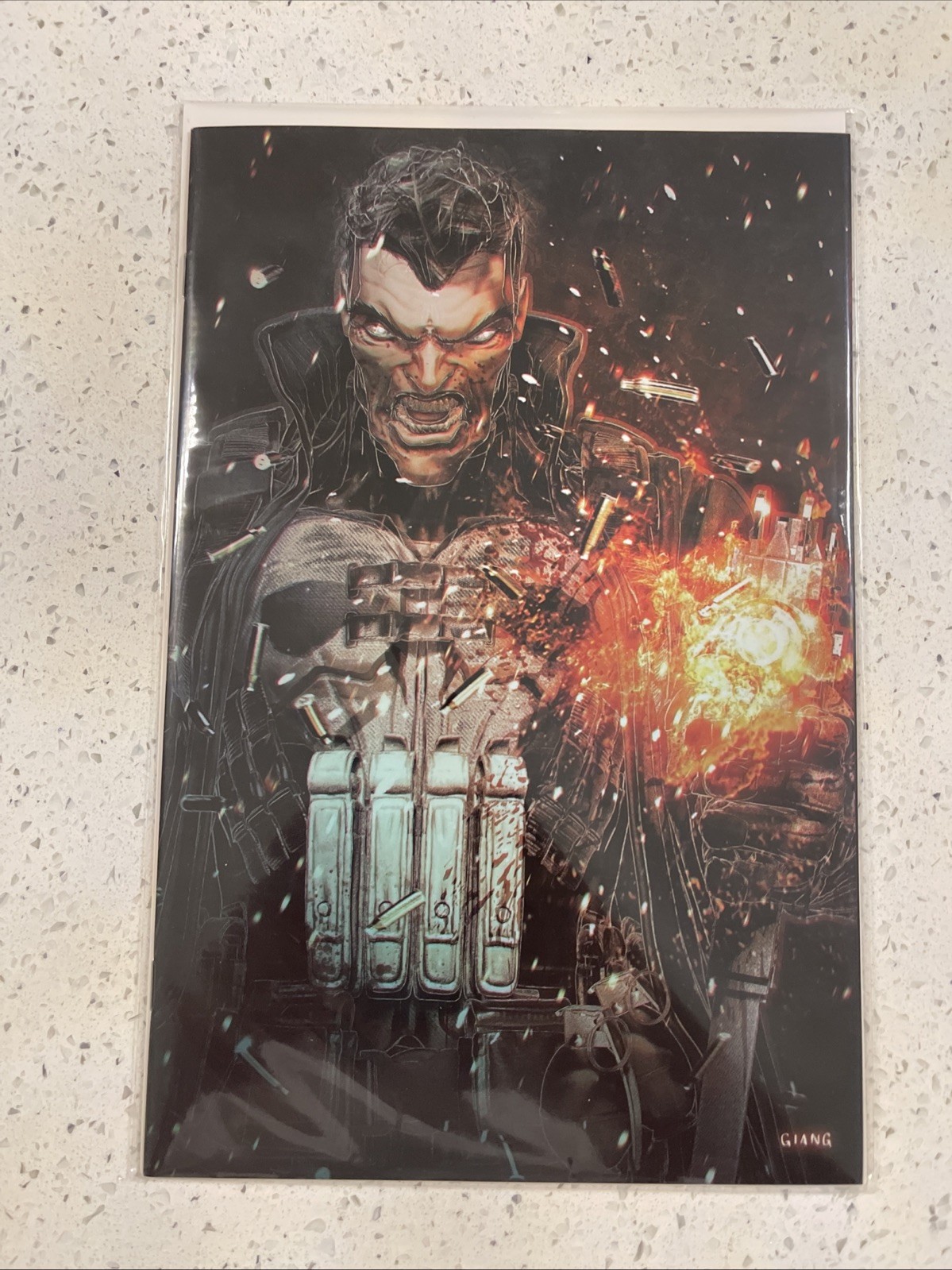 Punisher Red Band # 1 John Giang Exclusive Virgin Variant Fan Expo New Orleans