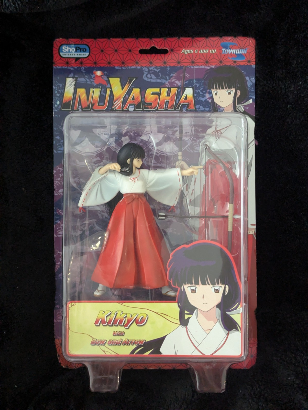 Toynami Inuyasha Kikyo Figure with Bow and Arrow ShoPro 2004 Collectible