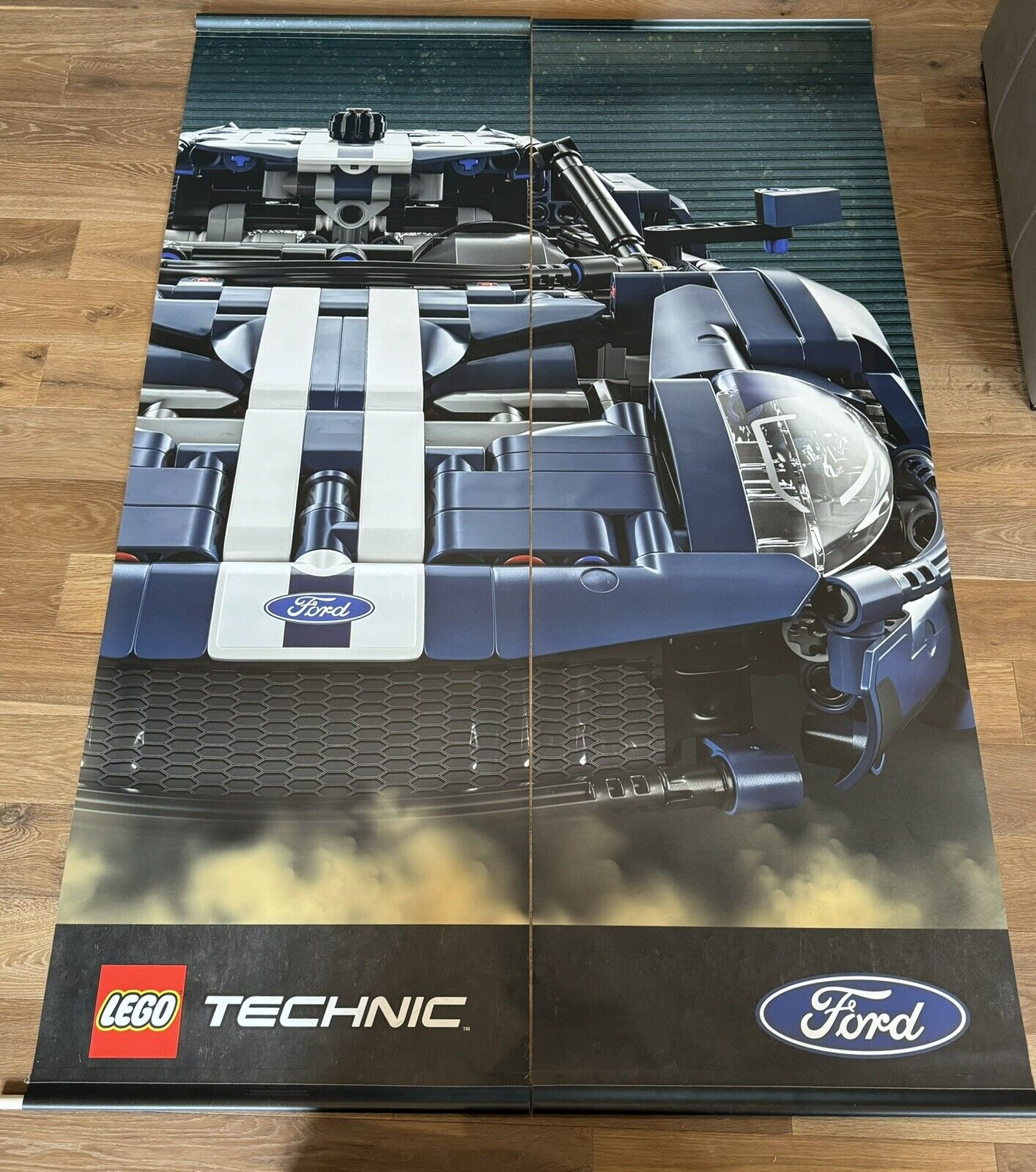 Rare Ford GT Technic Lego Dual Vinyl Store Banner Sign Display 89”H X 60”W