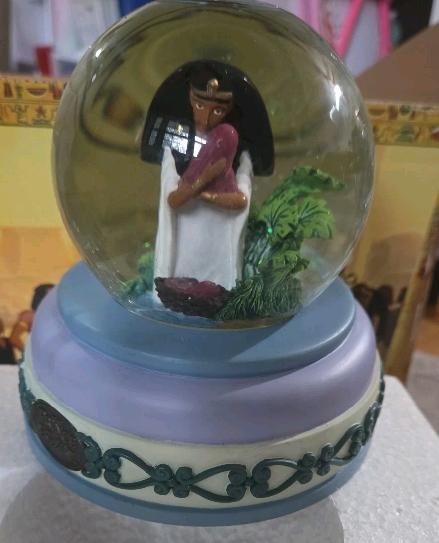 Vintage 1998 Prince of Egypt Water Globe Life of a Shepherd Box CLEAR WATER...