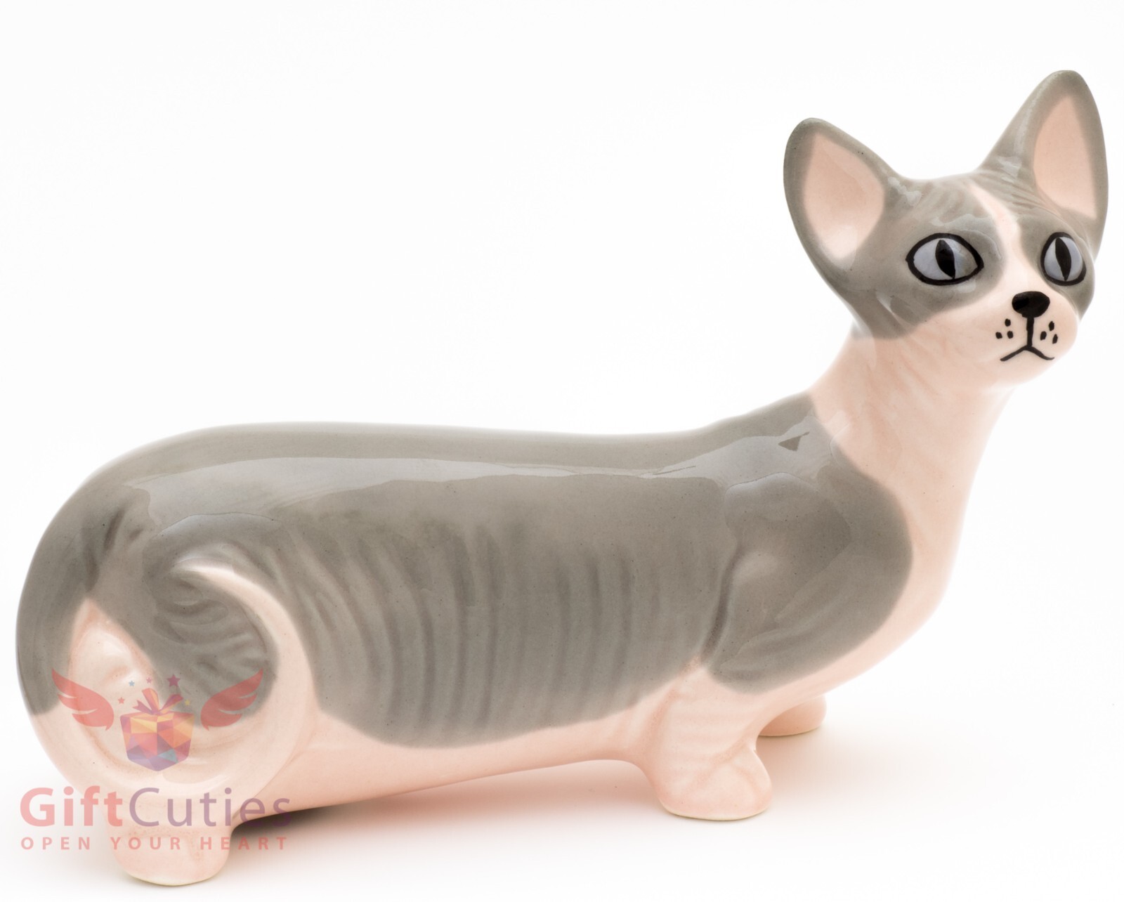 Porcelain Figurine of Bambino Cat Kitty Kitten