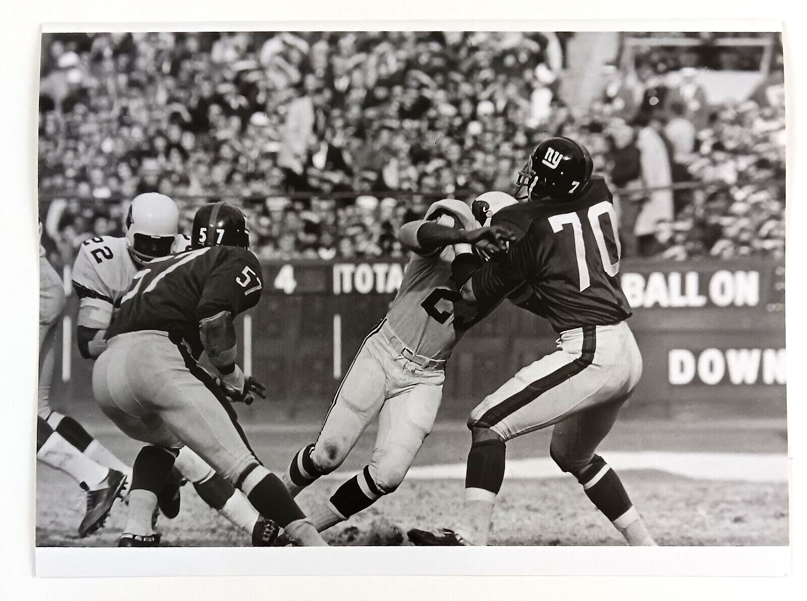 1970s New York Giants Football Team St Louis Cardinals Vintage Press Photo