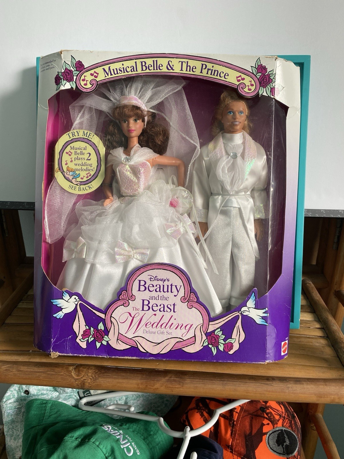 BBTW-Vintage 1993 Beauty & The Beast Wedding Musical Belle & The Prince