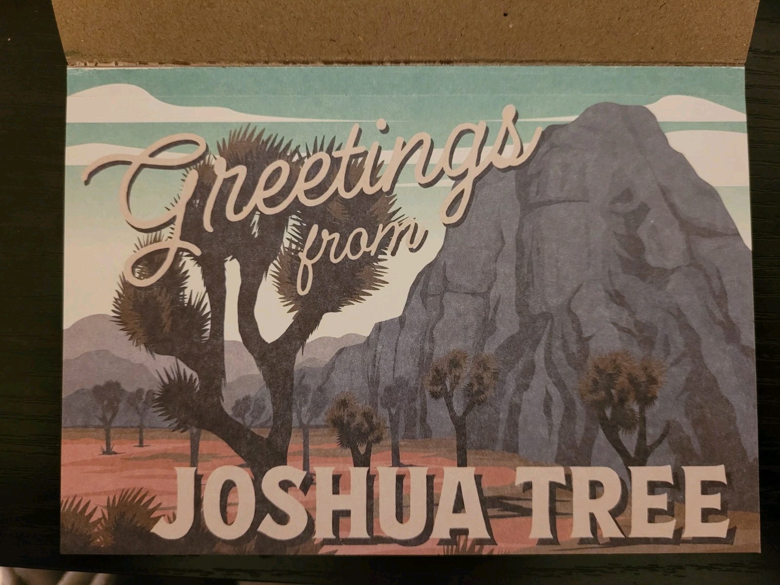 Joshua Tree National Park Souvenir Postcard Joshua Tree National Park Souvenir Postcard