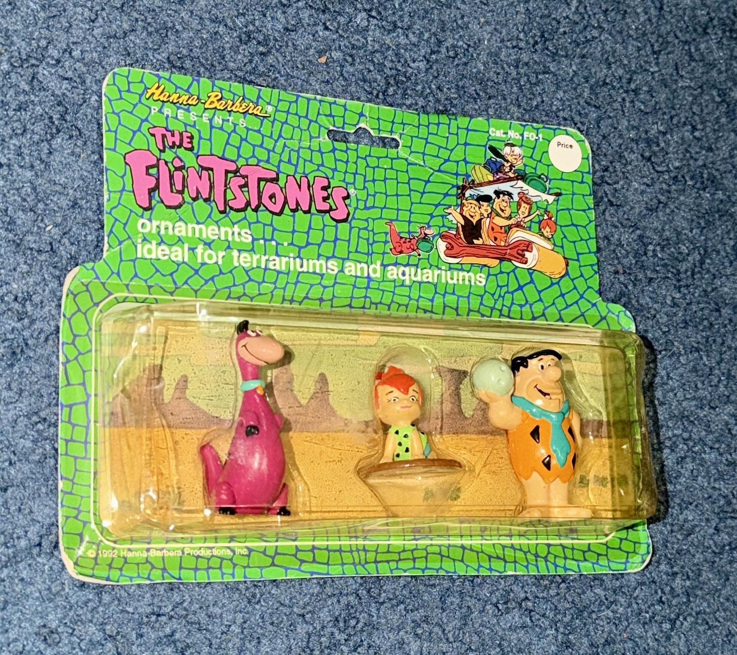 1992 Hanna Barbera The Flintstones Ornaments / #FO-1 / SEALED