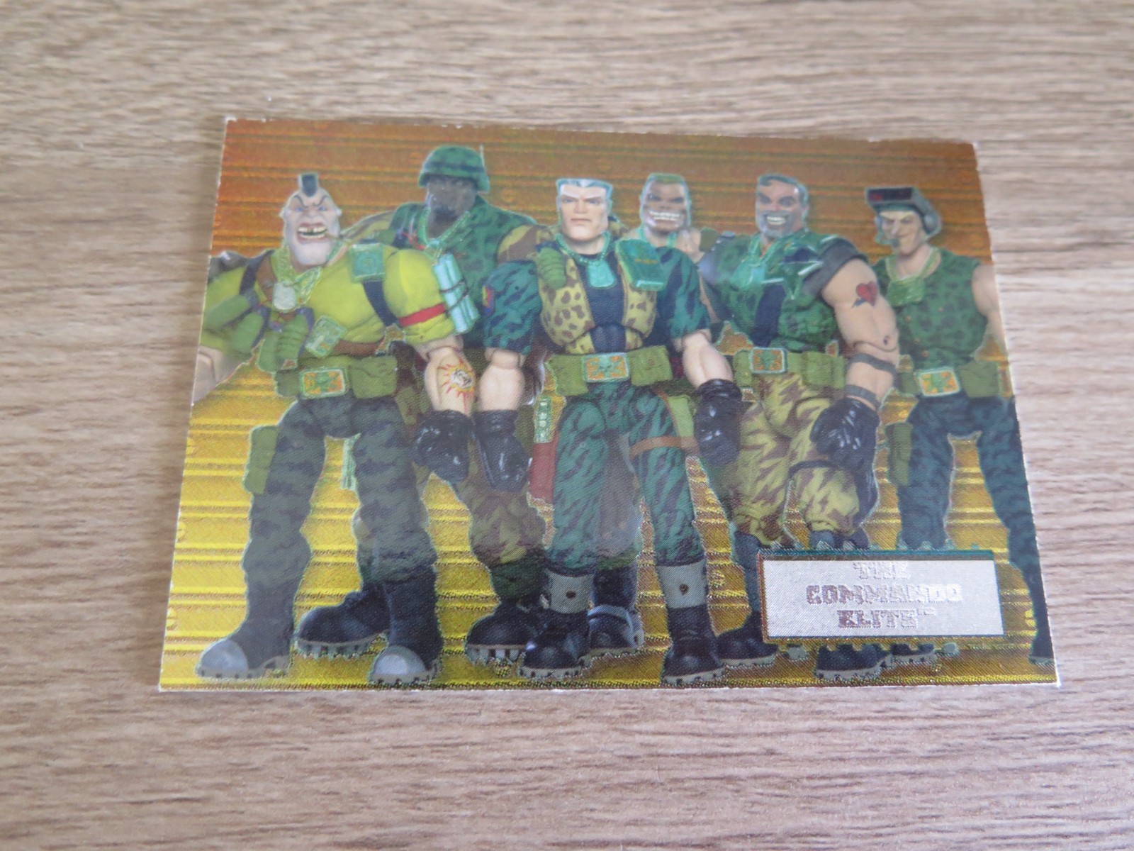 1998 INKWORKS THE COMMANDO ELITES THE GORGONITES S1 2 SIDE ETCH FOIL CHASE CARD