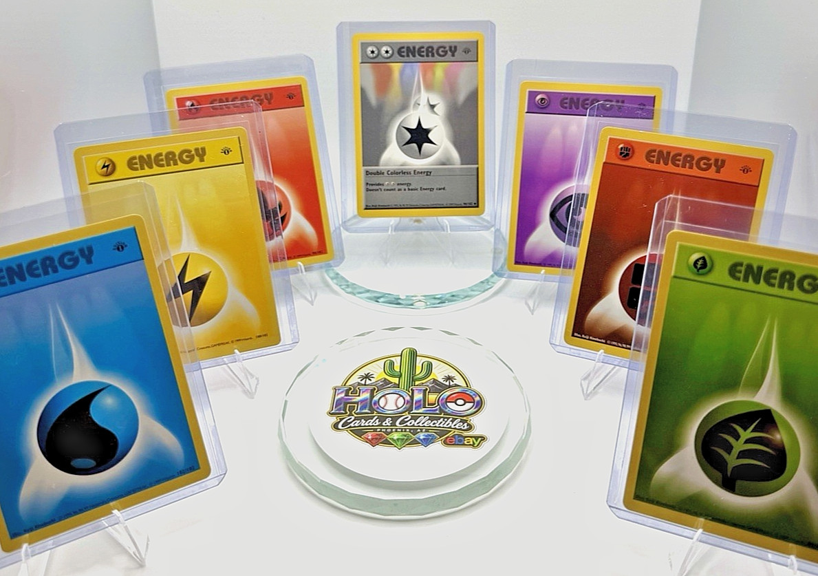 1st Edition Shadowless Energy Cards Bundle 1999 Pokémon TCG Base Set WOTC 1st Edition Shadowless Energy Cards Bundle 1999 Pokémon TCG Base Set WOTC