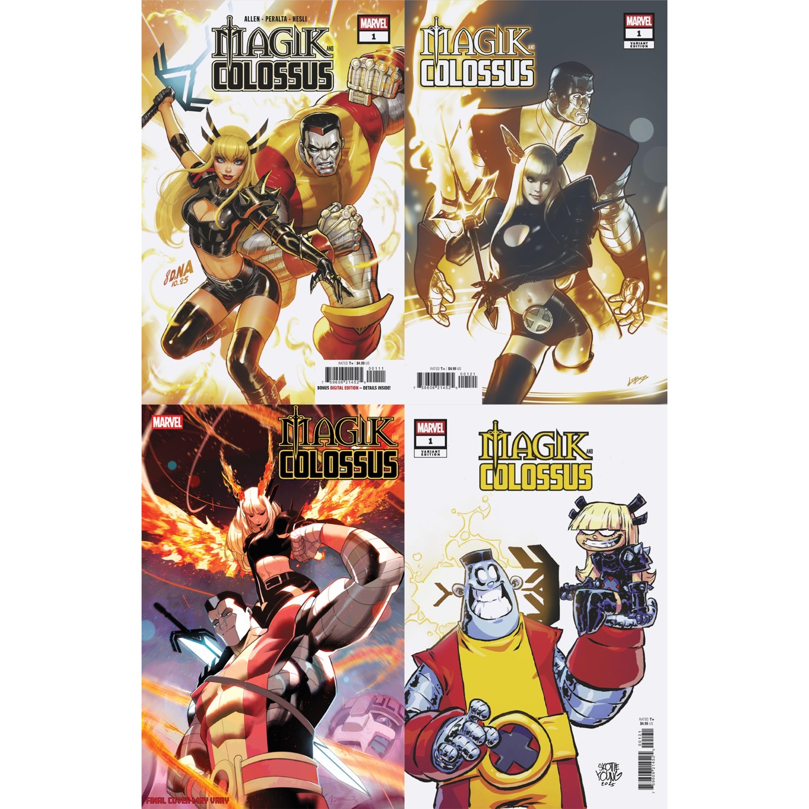 Magik & Colossus (2026) #1 2 3 4 5 Marvel Comics COVER SELECT Magik & Colossus (2026) #1 2 3 4 5 Marvel Comics COVER SELECT