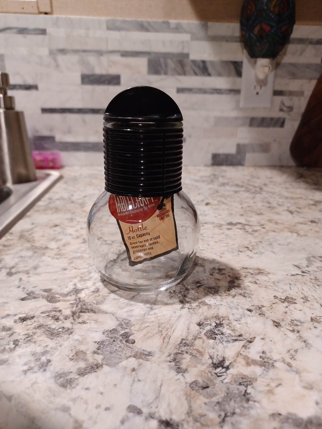 Vintage Tablecraft 10oz Hottle Great For Hot Or Cold, Sauces Or Dressings