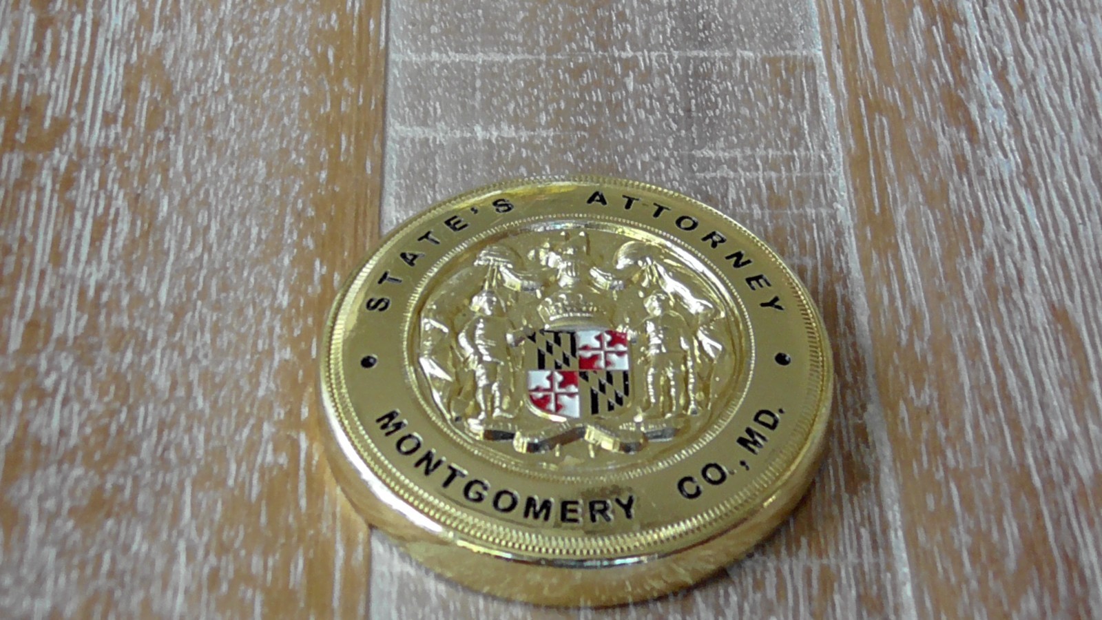 Montgomery County Maryland Office Of The States Attorney Challenge Coin #G204