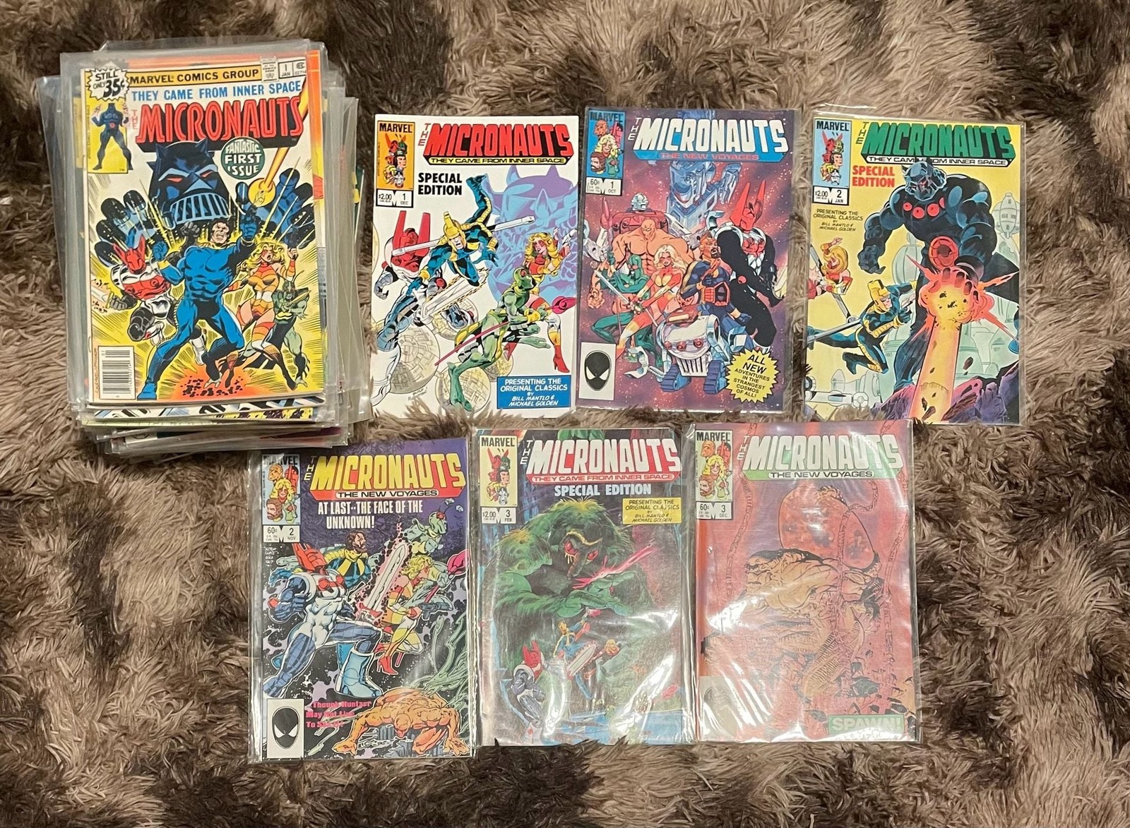 The Micronauts full storyline missing issues 3,4,19. Includes 6 special edition