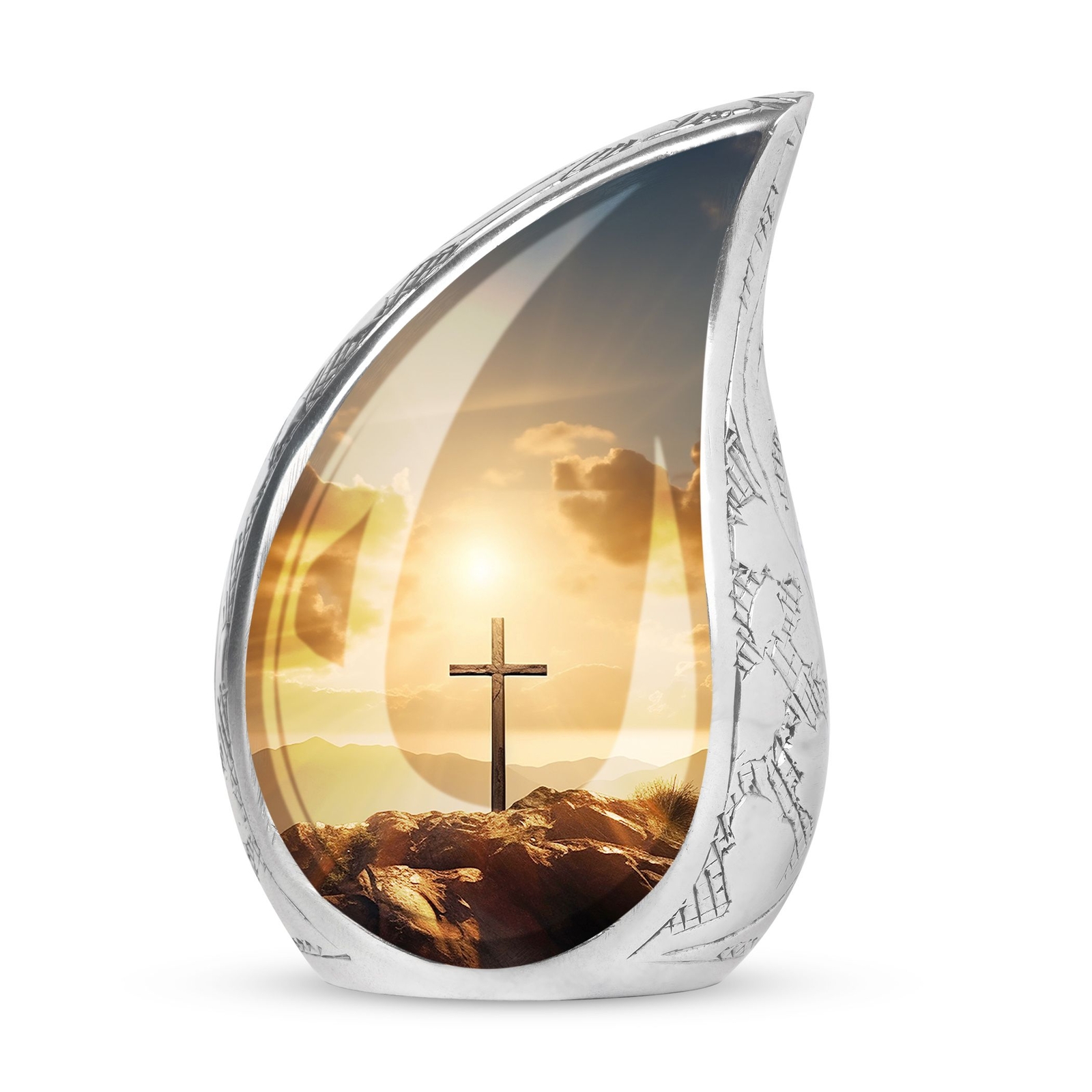 Cross Mini Urns - Burial Urns For Ashes - Funeral Urns For Ashes
