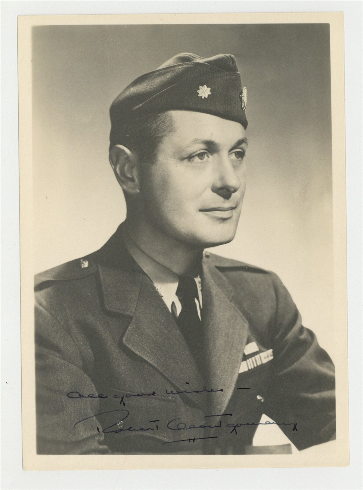 Robert Montgomery 1941 Hand Signed 5x7 WW 2 Vet AA Nominee Actor Photo J14240