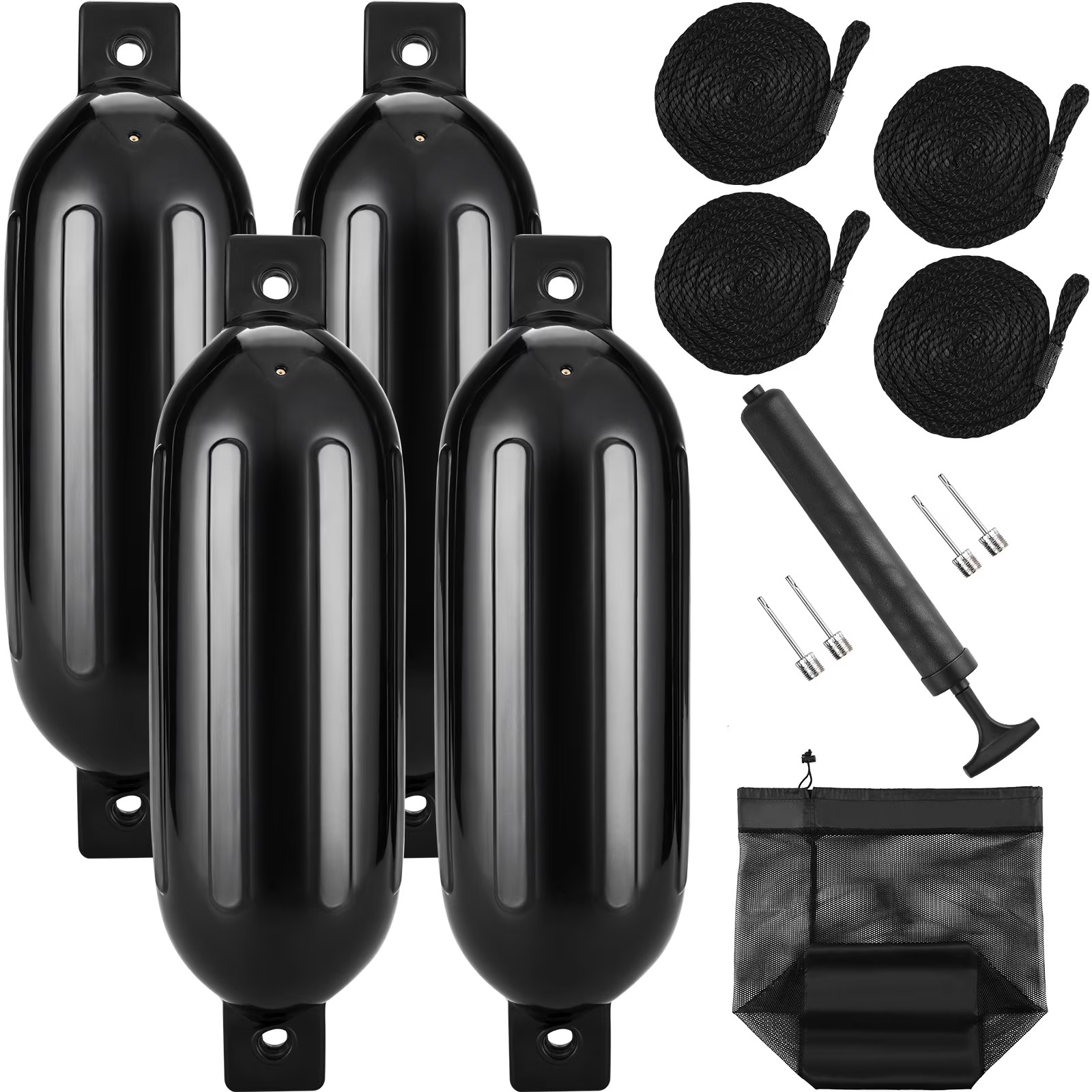 Inflatable Ribbed Boat Fenders, 8.5\
