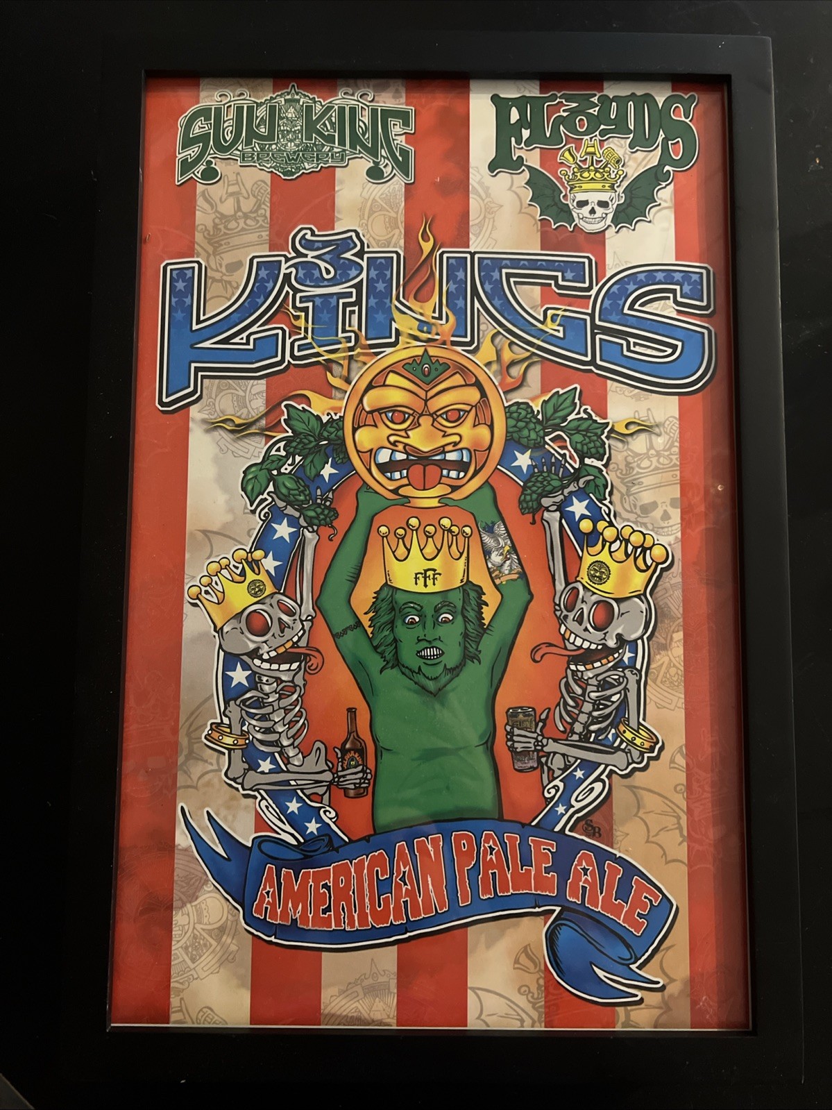 Sun King & Three Floyds - 3 Kings American Pale Ale Poster - Rare