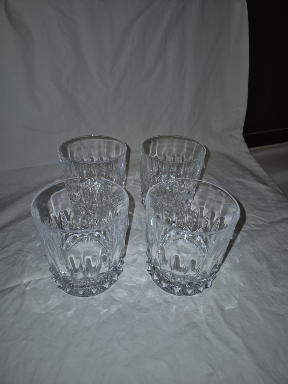 4 Vintage Heritage Clear Collection By Fostoria Double Old Fashioned Glasses 4 Vintage Heritage Clear Collection By Fostoria Double Old Fashioned Glasses