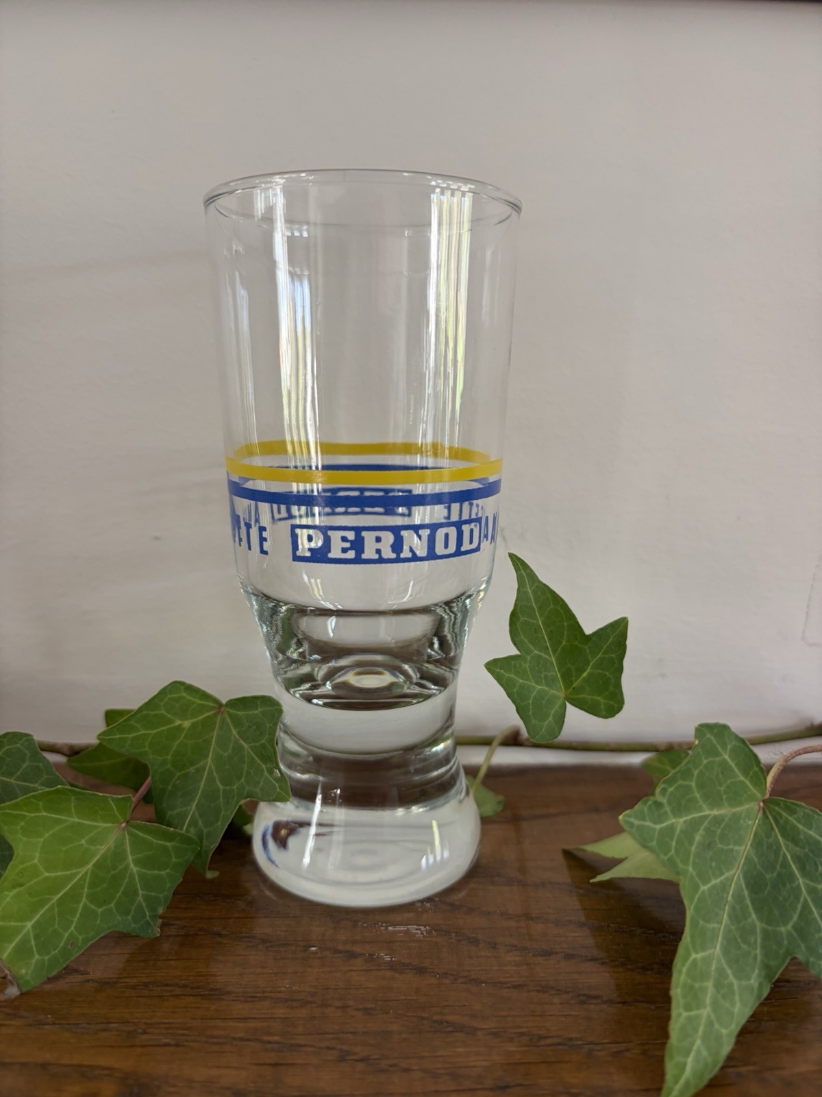 Vintage French Pernod Anisette Glass Aperetif, Liquor, Breweriana EXC