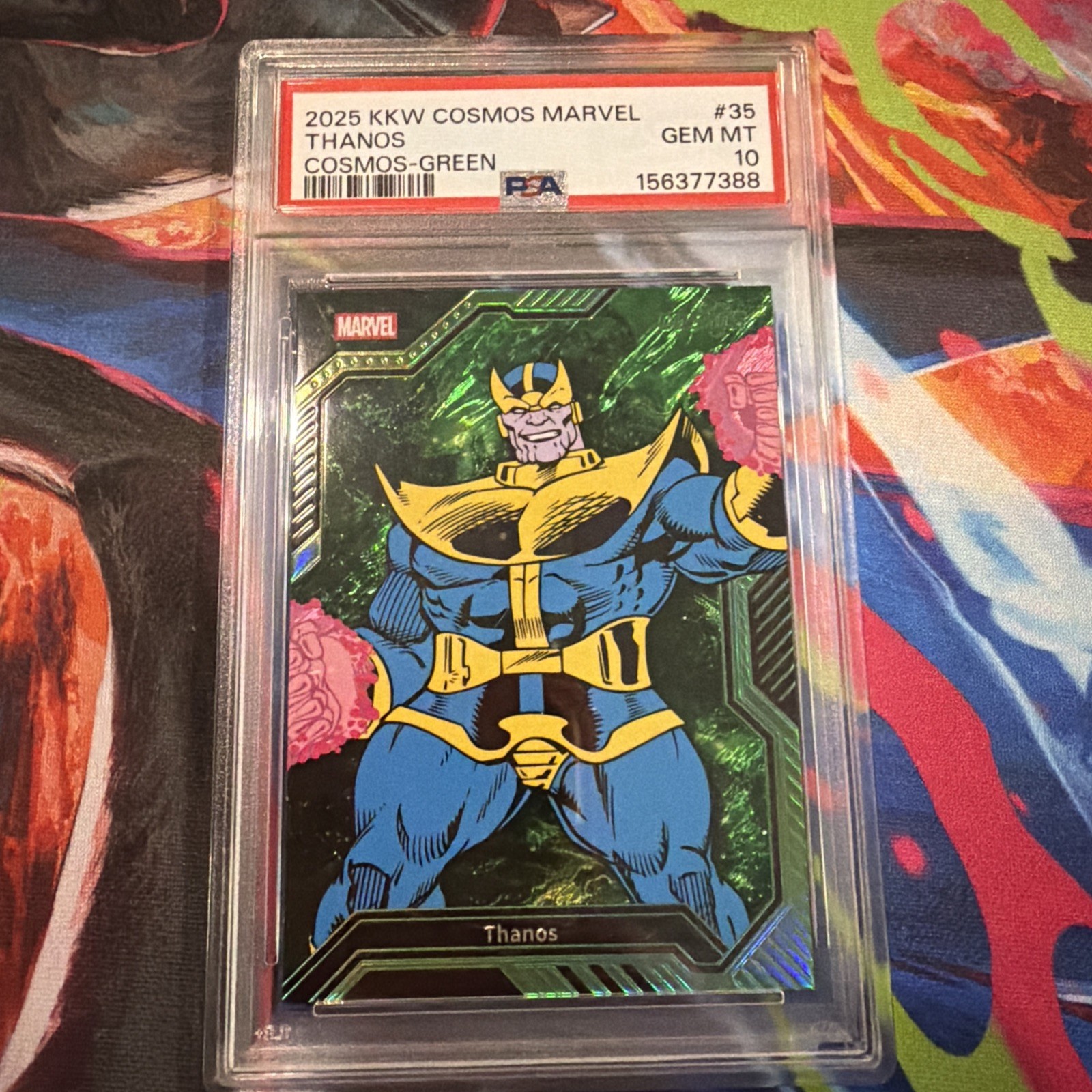Thanos Cosmos Green 2025 Marvel 18/25 PSA 10 | KAWAKAWA COSMOS