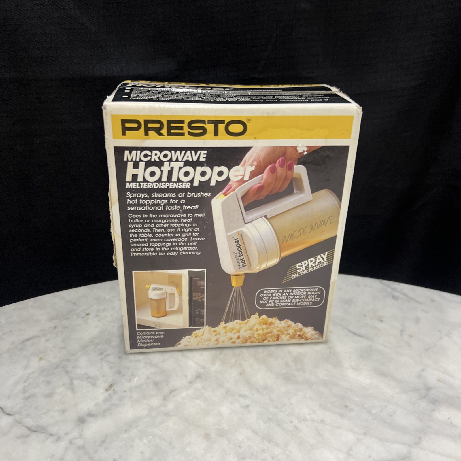 Vintage Presto Microwave HotTopper Butter Melter/Dispenser 03050 20-994 - NEW