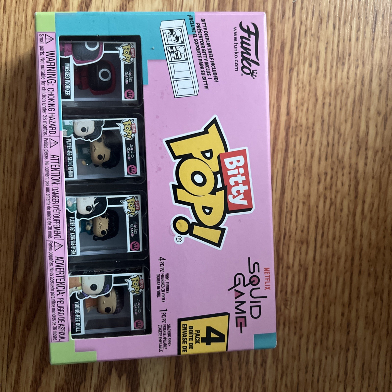 funko bitty pop 4-pack netflix squid game NIB