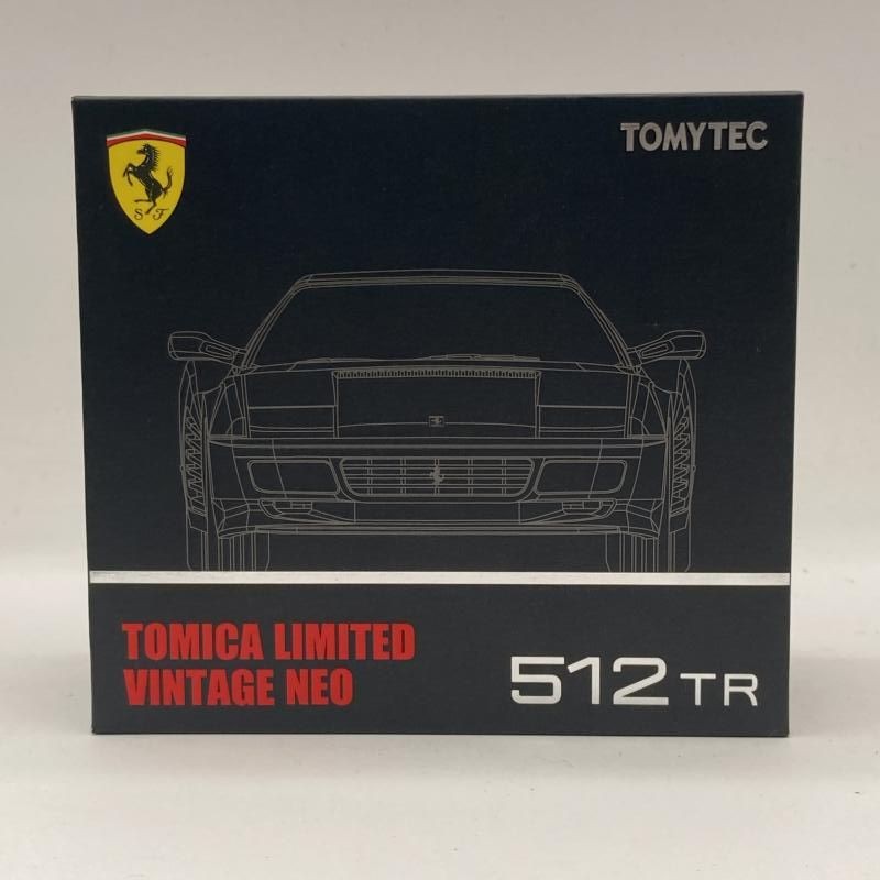 Tomytec TLV-NEO Ferrari 512TR 1/64 Scale Diecast Model Black Used