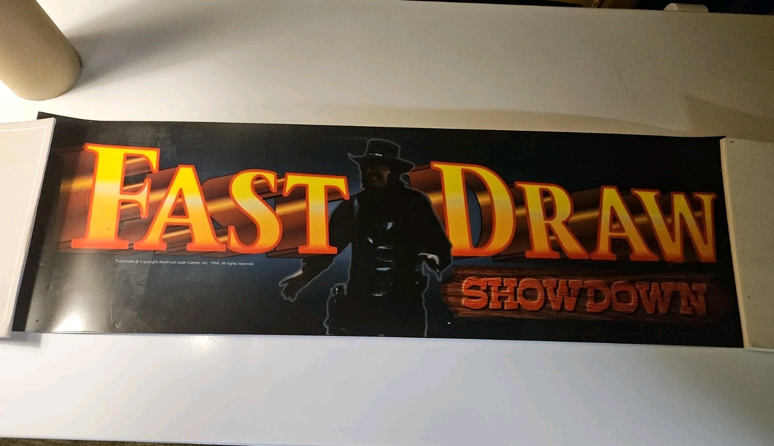 MINT American Laser Games - FAST DRAW SHOWDOWN Marquee