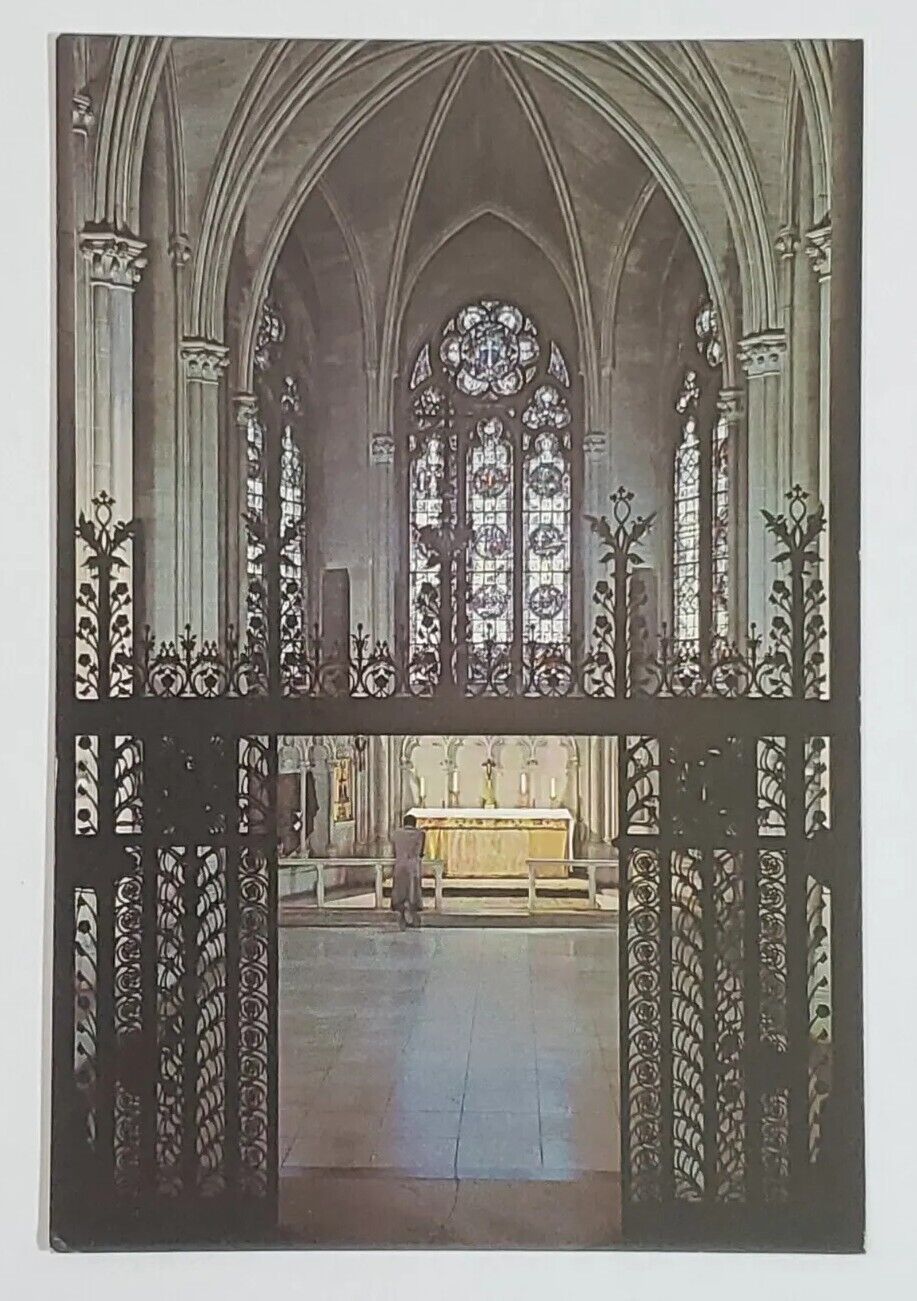 Postcard Cathedral Church Saint John the Divine French Chapel France Unposted