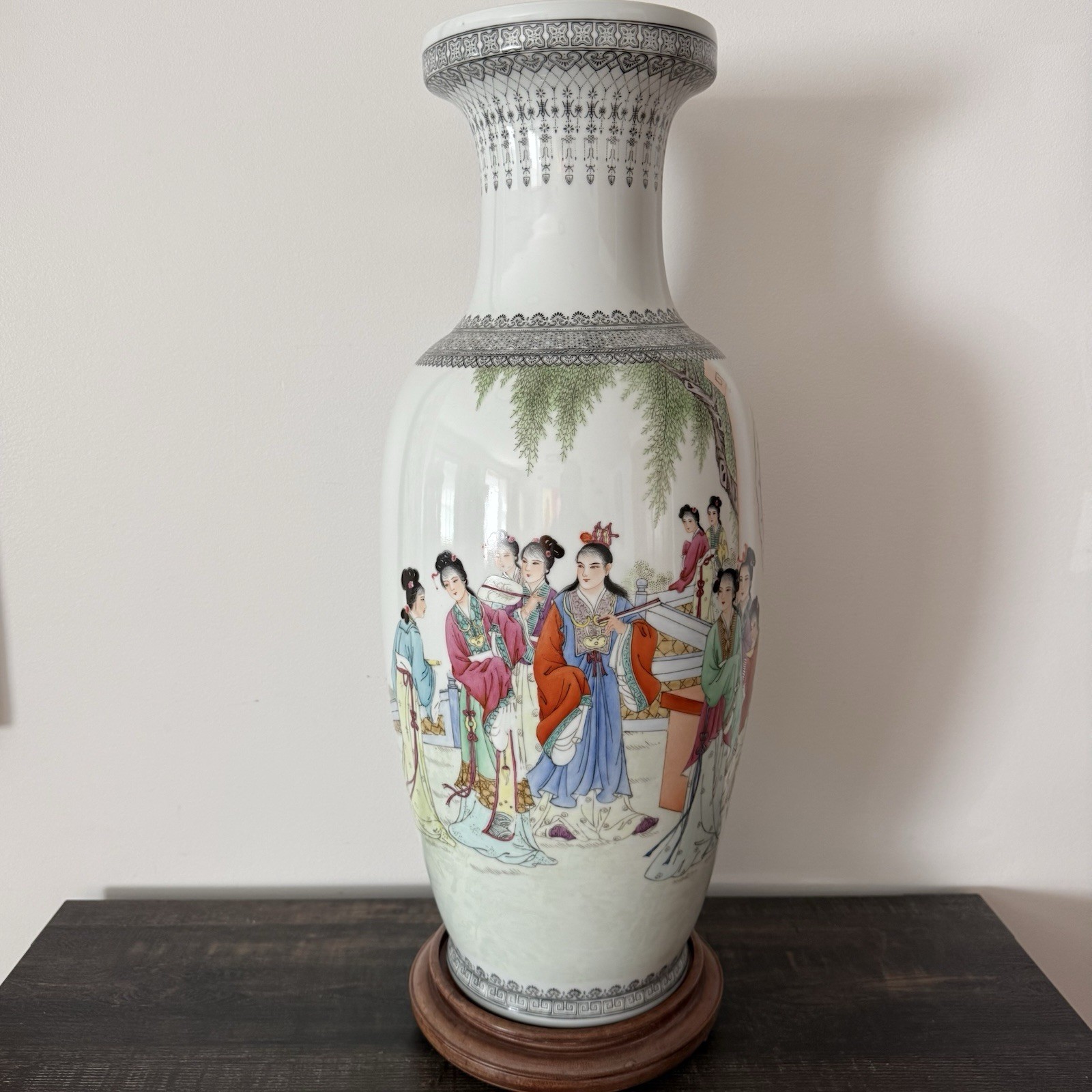 Vintage Chinese Porcelain Large 24