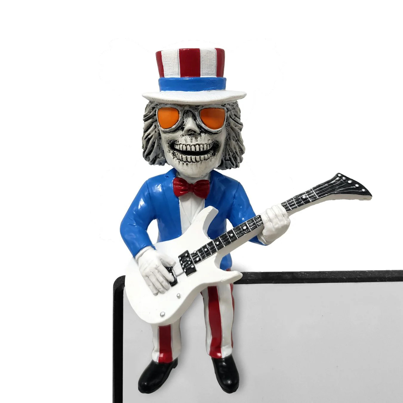 Uncle Sam Grateful Dead Bobblehead Patriotic United States with Guitar