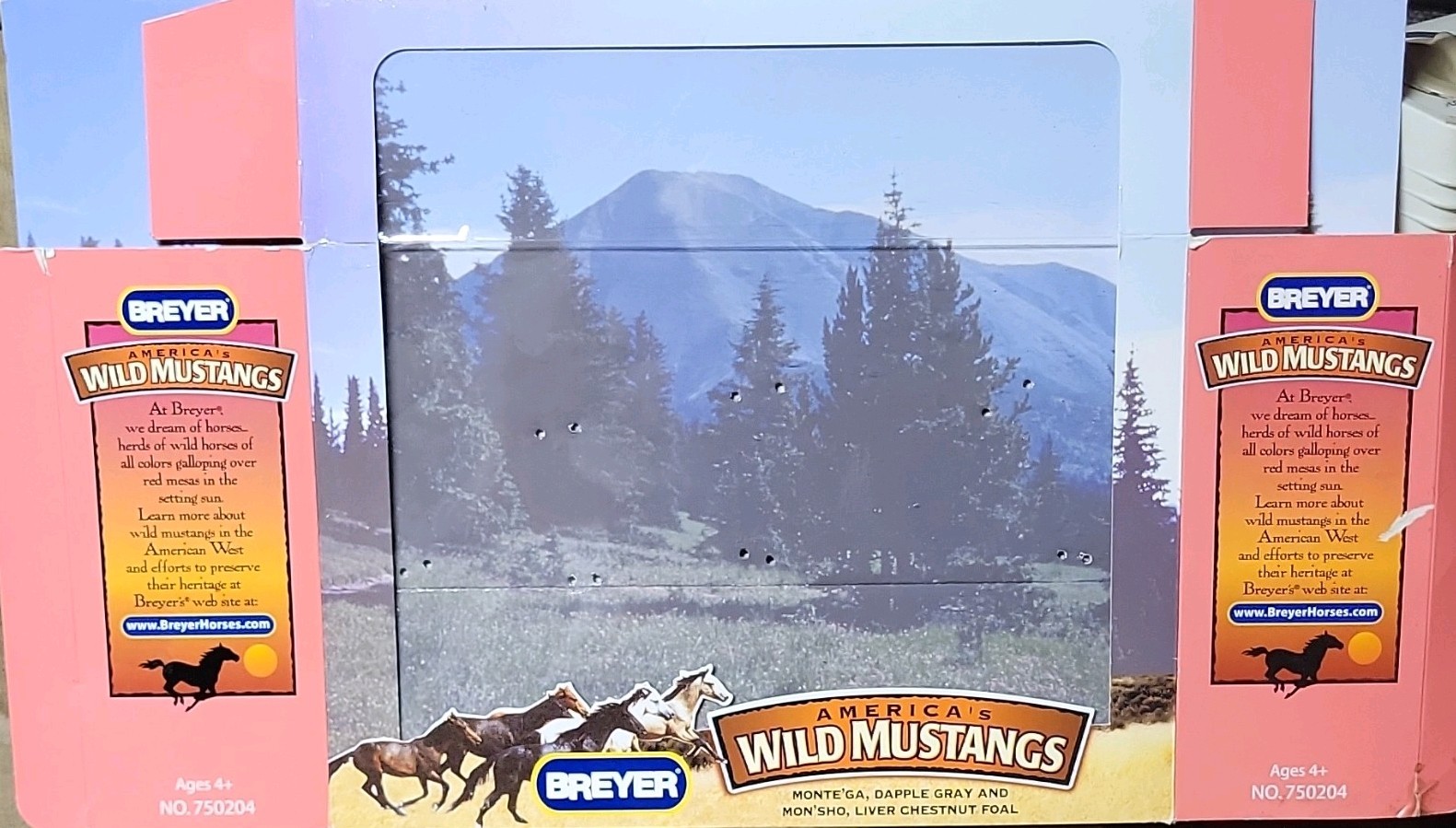 Breyer America's Wild Mustangs Monte'ga & Mon'sho Foal Horse  BOX ONLY
