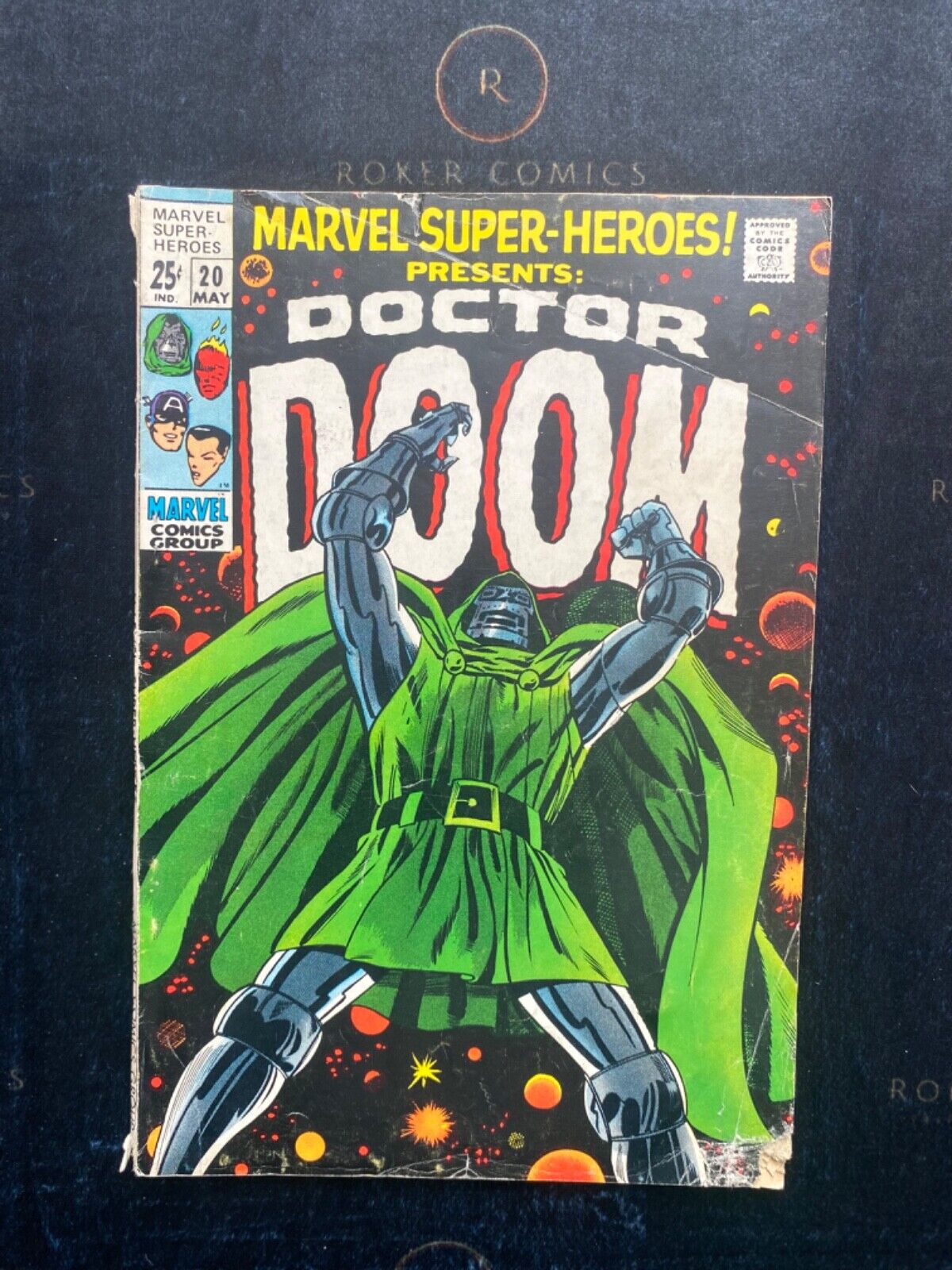 VERY RARE 1969 Marvel Super-Heroes #20 VG
