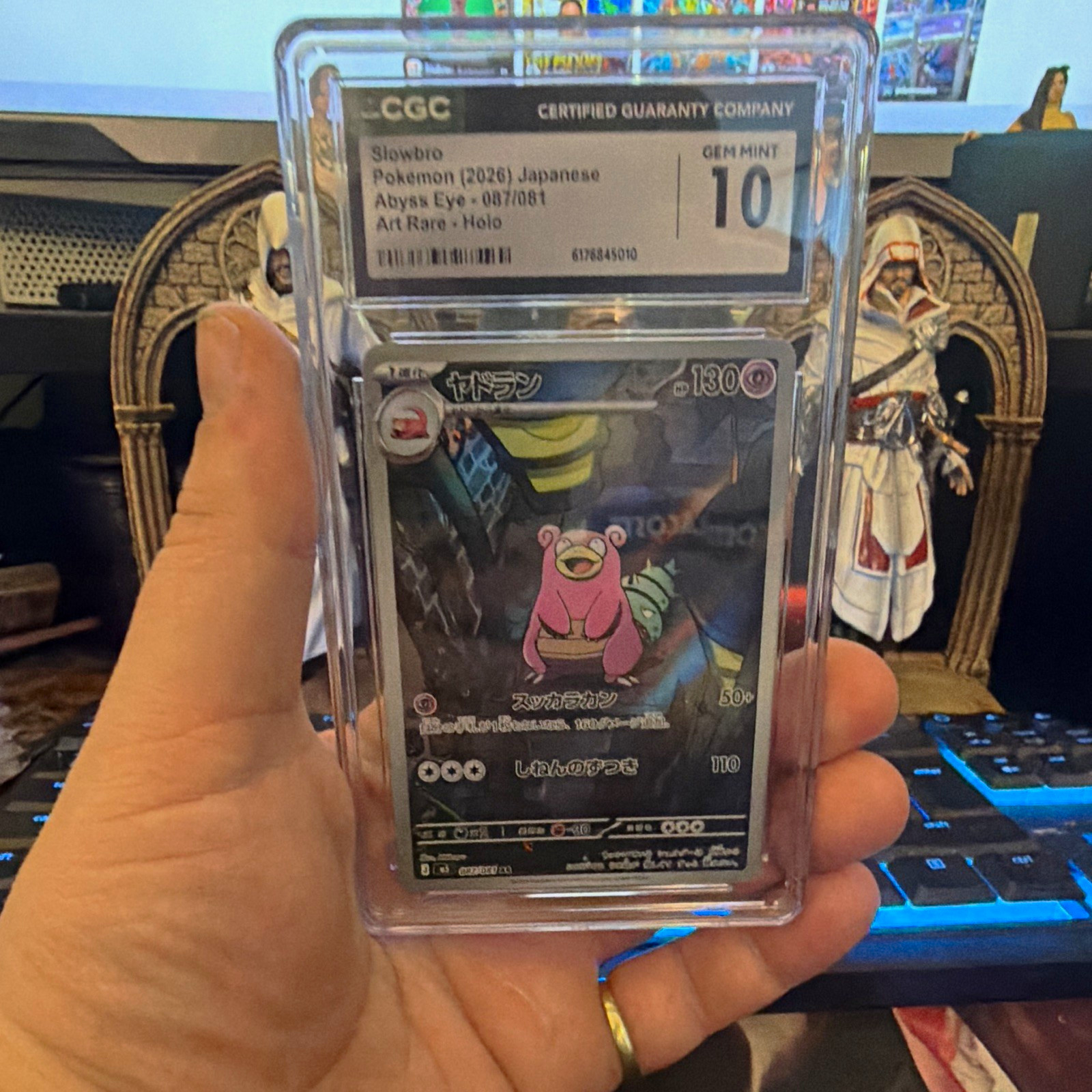 CGC 10 2026 Pokémon TCG Slowbro 087/081 Abyss Eye Japanese Art Rare Holo
