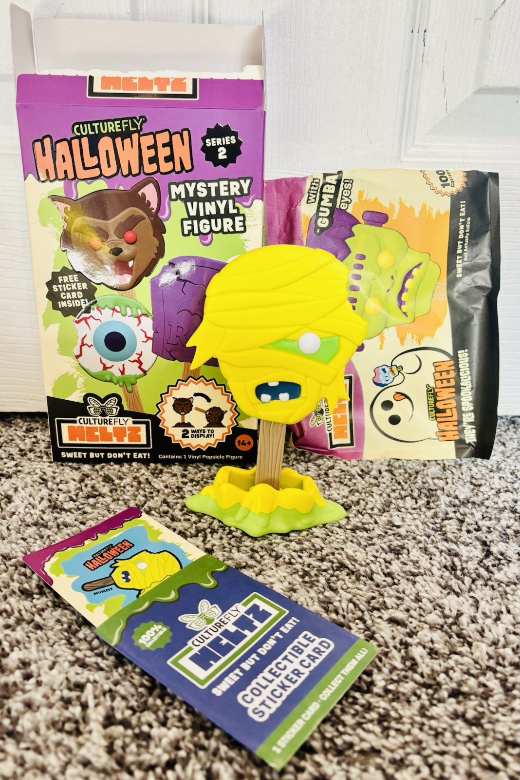 Culturefly Halloween Meltz Series 2 Mummy Ice Cream Mystery Vinyl Figure