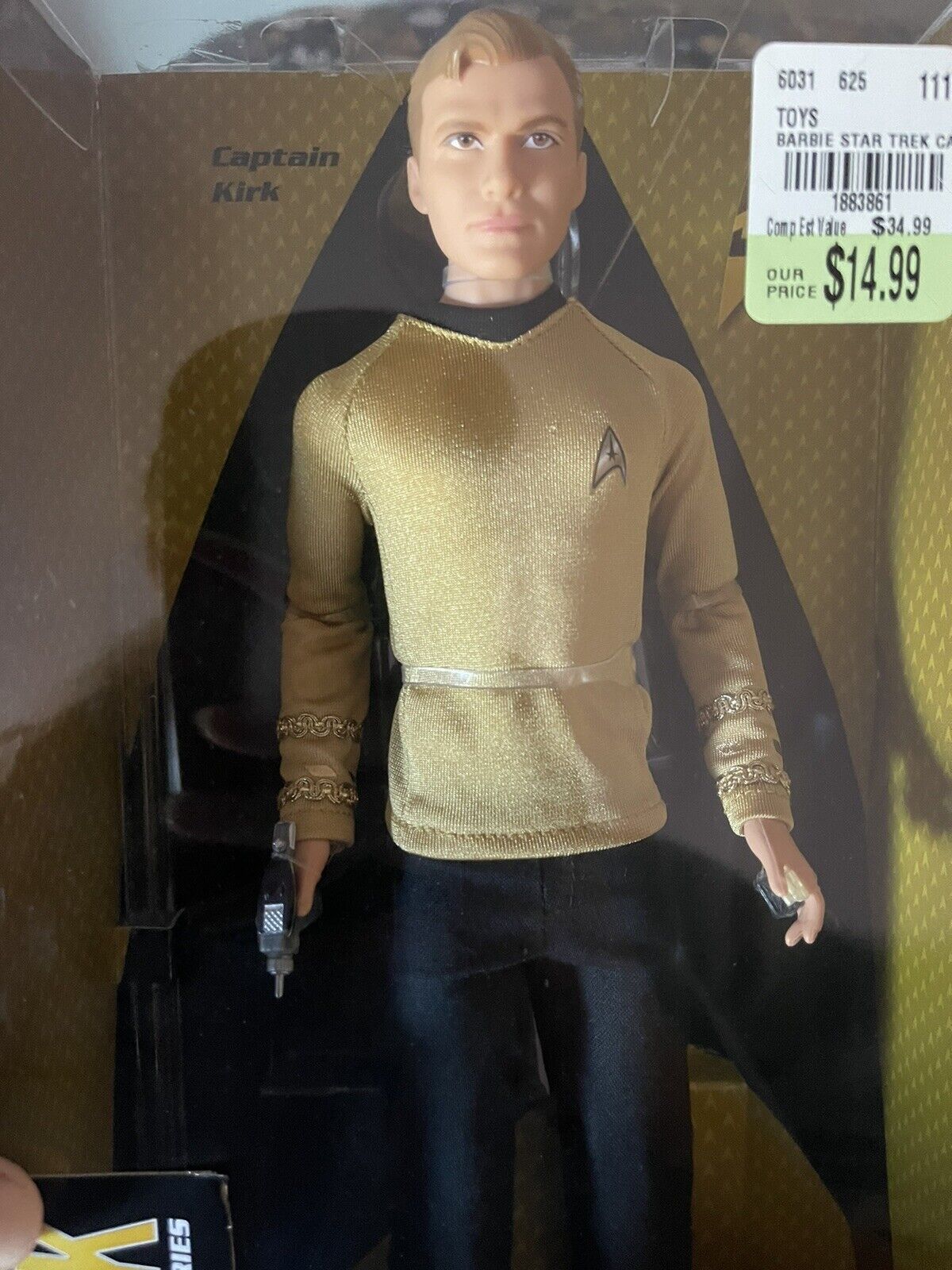   Captain Kirk - Barbie - Star Trek 50th Anniversary - Black Label \