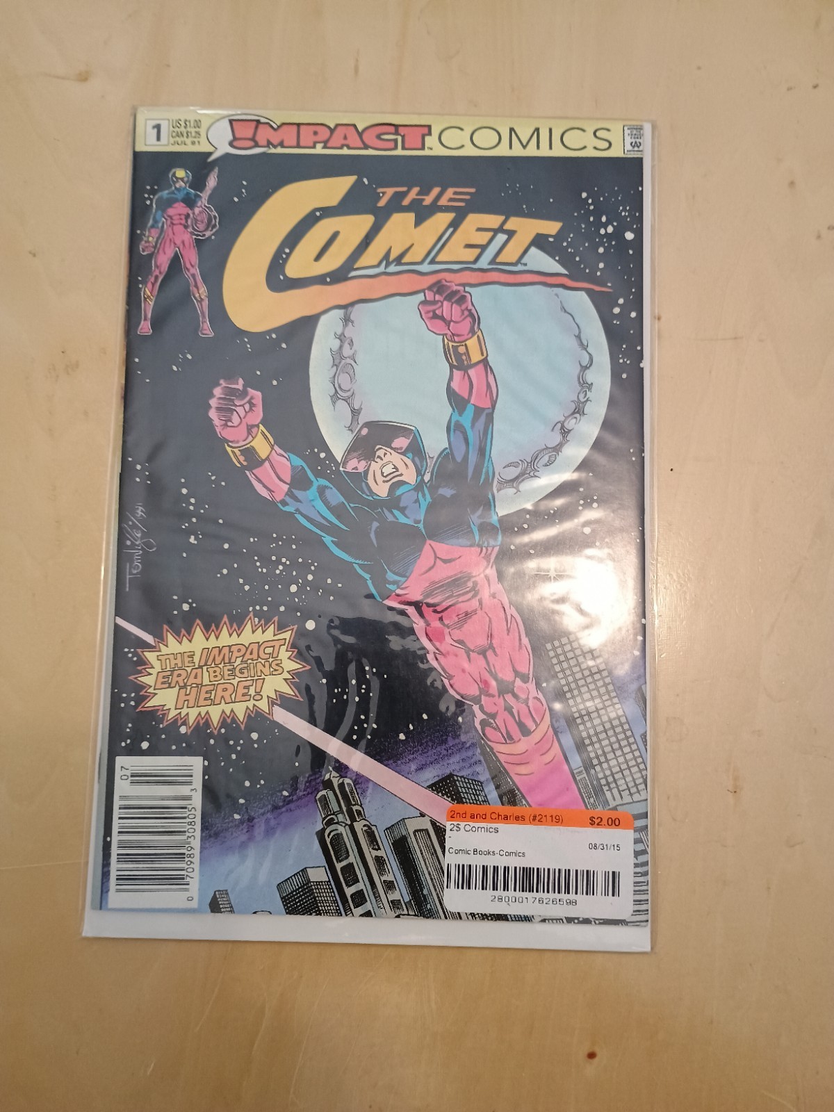 DC Impact Comics THE COMET #1 First Flight, July, 1991 Bagged An Boarded DC Impact Comics THE COMET #1 First Flight, July, 1991 Bagged An Boarded