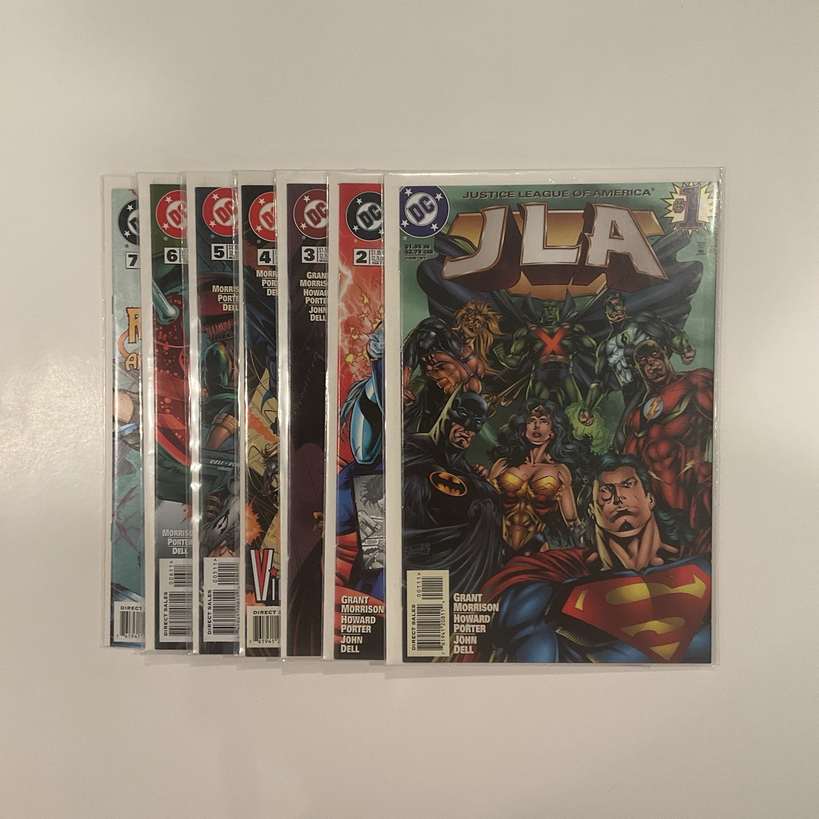 JLA Lot 1 2 3-125 + Annual 1 2 4 + 80 Page Giant 1 2 + Dc One Million Nm 1997 Dc