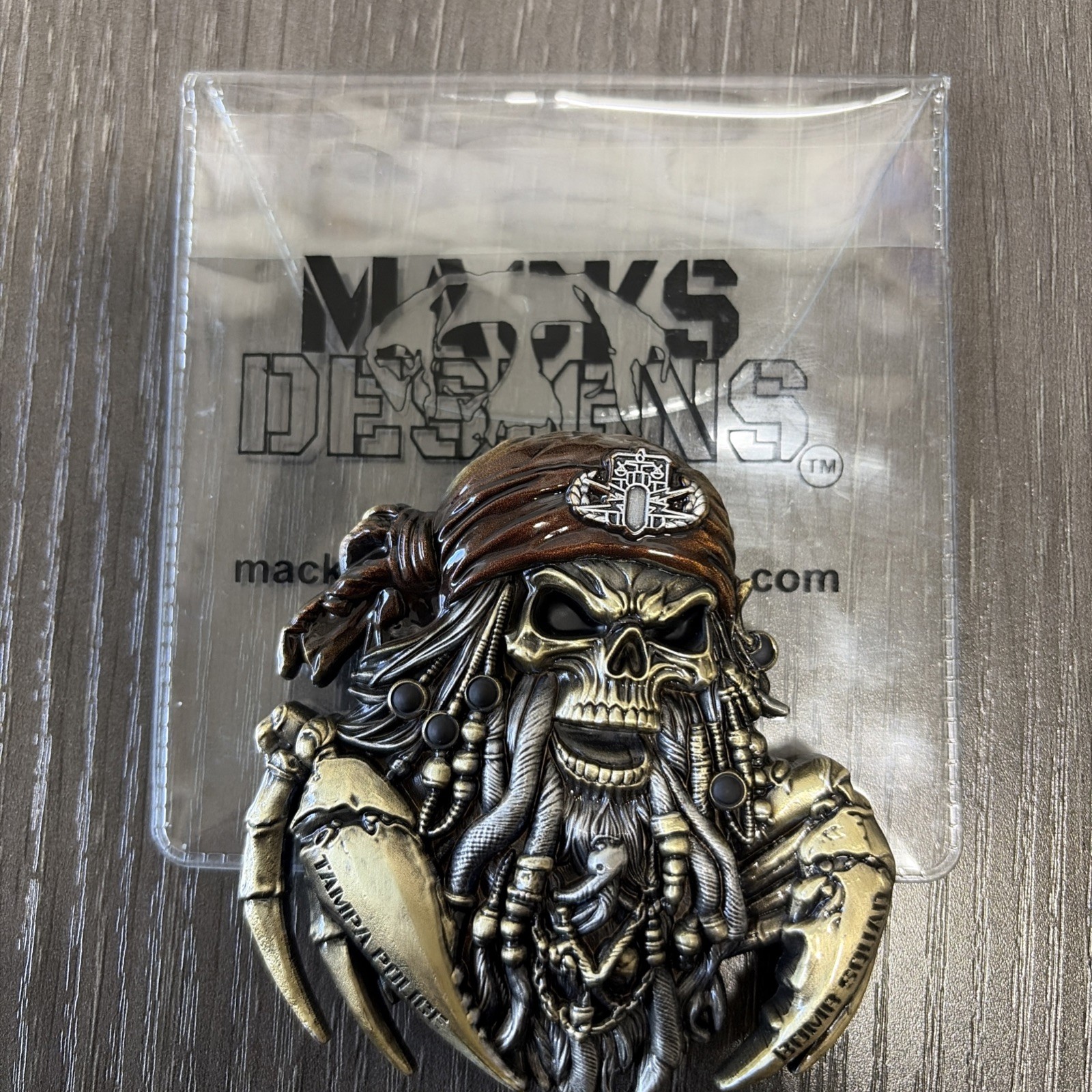 🔥VERY RARE🔥TAMPA PD BOMB SQUAD💣 MACKS DESIGNS MACK CHALLENGE COIN 🔥VERY RARE🔥TAMPA PD BOMB SQUAD💣 MACKS DESIGNS MACK CHALLENGE COIN