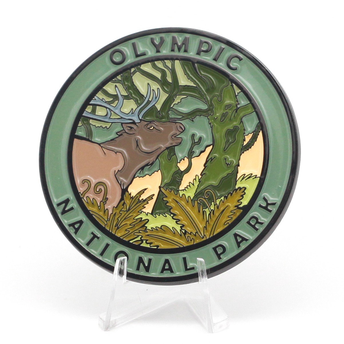 Cre8Travel Olympic National Park Enamel Fridge Magnet NEW Cre8Travel Olympic National Park Enamel Fridge Magnet NEW