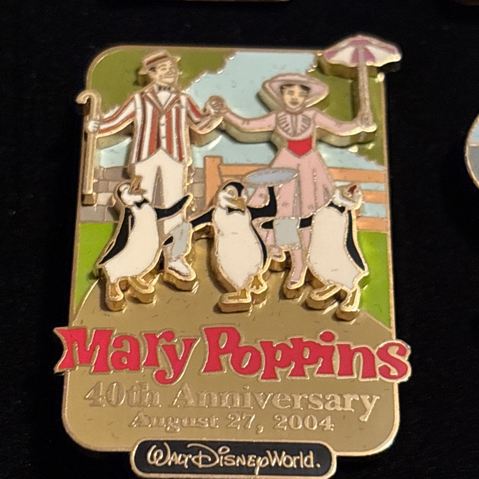 Mary Poppins 40Th Anniversary August 27, 2004 Walt Disney World Pin