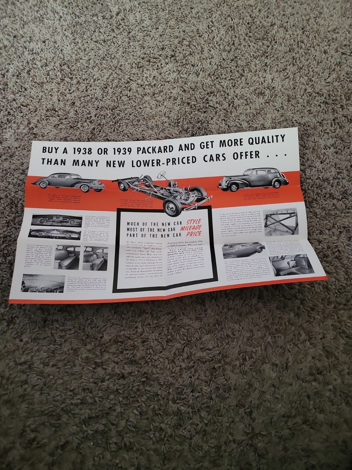 Vintage 1938-39 Packard Brochure  Cool Mc Cook Nebraska